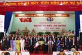 Ra mắt Ban Chấp hành Đảng bộ huyện Phú Thiện, nhiệm kỳ 2020 - 2025. Ảnh: TTXVN phát.