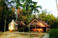 Ngôi nhà nhỏ ba gian ở làng Hoàng Trù là nơi Bác Hồ sinh ra. Ảnh: Nguyễn Hằng
