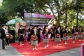 Màn trình diễn văn nghệ múa chuông của đồng bào dân tộc Dao tiền tại bản Suối Lìn, xã Vân Hồ, huyện Vân Hồ (tỉnh Sơn La). 