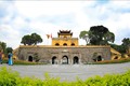 Đoan Môn là cửa chính phía Nam vào Hoàng thành Thăng Long được xây dựng vào thời nhà Lê trung hưng được tu sửa vào thời nhà Nguyễn. Ảnh: TTXVN