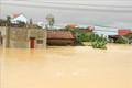 Hơn 10.000 hộ dân huyện Quảng Ninh (Quảng Bình) bị ngập sâu trong lũ. Ảnh: Văn Tý-TTXVN