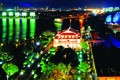 Bến Nhà Rồng lung linh ánh đèn bên sông Sài Gòn. Ảnh: An Hiếu