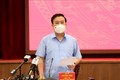 Phó Chủ tịch UBND thành phố Hà Nội Chử Xuân Dũng phát biểu tại Hội nghị. Ảnh: TTXVN phát