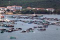 Nuôi cá lồng bè trên vùng biển An Thới, thành phố Phú Quốc (Kiên Giang). Ảnh: Lê Huy Hải – TTXVN