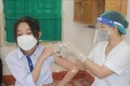 Tiêm vaccine phòng COVID-19 cho trẻ 11 đến dưới 12 tuổi tại Trường Trung học cơ sở Yên Định, huyện Hải Hậu, tỉnh Nam Định. Ảnh: Văn Đạt - TTXVN