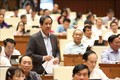 Bộ trưởng Bộ Giáo dục và Đào tạo Nguyễn Kim Sơn phát biểu ý kiến. Ảnh: An Đăng - TTXVN