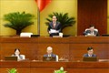 Phó Chủ tịch Thường trực Quốc hội Trần Thanh Mẫn điều hành phiên họp. Ảnh: Minh Đức – TTXVN
