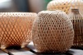Nhiều sản phẩm thủ công mỹ nghệ của làng nghề đan lát Phước Qưới có kiểu dáng đẹp, bắt mắt đã được xuất khẩu sang Châu Âu, Nhật Bản.... Ảnh: An Hiếu