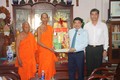 Đoàn công tác Hội đồng Dân tộc của Quốc hội chúc Tết cổ truyền Chôl Chnam Thmây đồng bào Khmer Trà Vinh