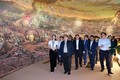 Thủ tướng Phạm Minh Chính thăm quan Bảo tàng Chiến thắng Điện Biên Phủ. Ảnh: Dương Giang-TTXVN