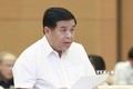 Bộ trưởng Bộ Kế hoạch và Đầu tư Nguyễn Chí Dũng phát biểu tại Phiên họp thứ 27 của Uỷ ban Thường vụ Quốc hội. Ảnh: Doãn Tấn - TTXVN