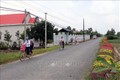 Đường nông thôn mới xã Viên Bình, tỉnh Sóc Trăng hôm nay. Ảnh: Trung Hiếu - TTXVN