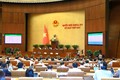 Quốc hội thông qua dự thảo Nghị quyết về Kế hoạch phát triển kinh tế - xã hội năm 2024. Ảnh: Phương Hoa - TTXVN