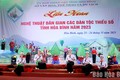 Tiết mục dự thi của đoàn thành phố Hòa Bình trong đêm khai mạc Liên hoan được đánh giá cao. Ảnh: baohoabinh.com.vn