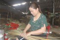Chị Hoàng Thị Hưng làm giàu từ sản xuất chổi đót
