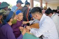 Khám bệnh miễn phí cho người dân xã Ea Bar, huyện Buôn Đôn, tỉnh Đắk Lắk tại Ngày hội. Ảnh: Hoài Thu – TTXVN
