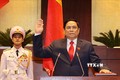 Thủ tướng Chính phủ Phạm Minh Chính tuyên thệ nhậm chức trước Quốc hội, đồng bào và cử tri cả nước. Ảnh: Trí Dũng - TTXVN