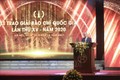 Chủ tịch nước Nguyễn Xuân Phúc dự và phát biểu tại Lễ trao Giải Báo chí Quốc gia lần thứ XV, năm 2020
