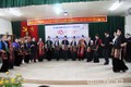 Các thành viên CLB văn hóa Thái ở bản Chậu Cọ, phường Chiềng Cơi, thành phố Sơn La (tỉnh Sơn La), múa xòe truyền thống trong lễ ra mắt CLB hồi tháng 10/2021. Ảnh: baosonla.org.vn