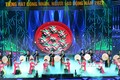 Chương trình biểu diễn nghệ thuật chào mừng của đoàn Bắc Ninh. Ảnh: Thanh Thương - TTXVN