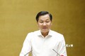 Phó Thủ tướng Lê Minh Khái báo cáo chuyên đề "Về tiếp tục đổi mới, phát triển và nâng cao hiệu quả kinh tế tập thể trong giai đoạn mới: tại hội nghị. Ảnh: Phương Hoa - TTXVN