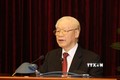 Tổng Bí thư Nguyễn Phú Trọng phát biểu kết luận Hội nghị. Ảnh: Trí Dũng – TTXVN