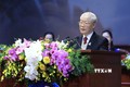 Tổng Bí thư Nguyễn Phú Trọng phát biểu chỉ đạo đại hội. Ảnh: Minh Đức - TTXVN