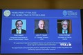 Chân dung 3 nhà khoa học Alain Aspect , John F. Clauser và Anton Zeilinger đoạt Giải Nobel Vật lý 2022. Ảnh: AFP/TTXVN