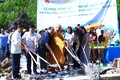 Khởi công xây dựng bể nước sạch phục vụ bà con vùng cao Hà Giang