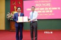Trao Quyết định chuẩn y ông Trịnh Việt Hùng giữ chức Bí thư Tỉnh ủy Thái Nguyên
