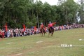 Ngựa đua số 25 đã về đích trong trận chung kết và dành giải Nhất hội đua năm Giáp Thìn. Ảnh: Xuân Triệu - TTXVN