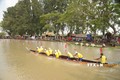 Giải đua ghe Ngo mini tỉnh Bạc Liêu 2024 được tổ chức nhân dịp Tết cổ truyền Chôl Chnăm Thmây của đồng bào Khmer trong tỉnh. Ảnh: Chanh Đa - TTXVN