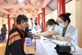 Khám sức khỏe cho đồng bào các dân tộc trên địa bàn thị xã Buôn Hồ, tỉnh Đắk Lắk. Ảnh: Tuấn Anh - TTXVN