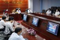 Các đại biểu dự hội thảo ‘‘Đào tạo nguồn lao động cho doanh nghiệp trong bối cảnh giãn cách do dịch COVID-19" tại tỉnh Cà Mau. Ảnh: Kim Há-TTXVN
