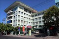 Bệnh viện Đà Nẵng thực hiện cách ly y tế toàn bệnh viện từ 13 giờ 26/7/2020 đến 13 giờ ngày 9/8/2020 và có thể gia hạn theo tình hình thực tế. Ảnh: Trần Lê Lâm - TTXVN