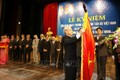 Chủ tịch Quốc hội Nguyễn Phú Trọng trao tặng Huân chương Hồ Chí Minh (lần 2) cho TTXVN, tại Lễ kỷ niệm 65 năm Ngày thành lập Thông tấn xã Việt Nam (15/9/1945 - 15/9/2010). Ảnh: Trí Dũng – TTXVN
