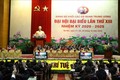 Các đại biểu biểu quyết thông qua giới thiệu của Đại hội đối với nhân sự Bí thư Đảng ủy Khối các cơ quan Trung ương lần thứ XIII, nhiệm kỳ 2020-2025. Ảnh: Văn Điệp - TTXVN