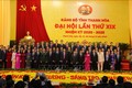 Ra mắt Ban Chấp hành Đảng bộ tỉnh Thanh Hóa khóa XIX, nhiệm kỳ 2020 - 2025. Ảnh: Trịnh Duy Hưng-TTXVN