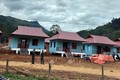 Nhà mới cho đồng bào vùng bị sạt lở núi xã Trà Leng. Ảnh: Trần Tĩnh-TTXVN