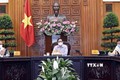 Thủ tướng Phạm Minh Chính chủ trì cuộc họp. Ảnh: TTXVN
