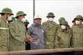 Đoàn công tác của Ban Chỉ đạo Quốc gia về phòng, chống thiên tai kiểm tra công tác ứng phó với bão số 8 tại Nghệ An