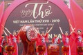 Tiết mục biểu diễn nghệ thuật tại Ngày thơ Việt Nam lần thứ XVII-2019. Ảnh: hanoimoi.com