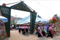 Lễ hội Then Kin Pang ở Phong Thổ thu hút đông đảo người dân và du khách tham gia. Ảnh: Nguyễn Oanh-TTXVN