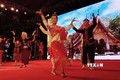 Các tiết mục nghệ thuật đặc sắc của Đoàn nghệ thuật Quốc gia Lào biểu diễn tại Hội An. Ảnh: Đoàn Hữu Trung - TTXVN
