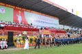 Đại hội Thể dục thể thao tỉnh Gia Lai lần thứ IX- 2022 có sự tham dự của trên 1.800 vận động viên xuất sắc. Ảnh: Quang Thái- TTXVN