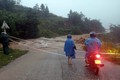 Mưa lớn gây chia cắt giao thông tại huyện Tu Mơ Rông. Ảnh TTXVN phát