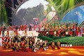 Biểu diễn nghệ thuật tại Lễ khai mạc Ngày hội Văn hóa dân tộc Dao toàn quốc lần thứ II, năm 2022 được tổ chức tại Quảng trường Võ Nguyên Giáp (thành phố Thái Nguyên, tỉnh Thái Nguyên). Ảnh: Quân Trang - TTXVN