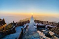 Sương muối xuất hiện trên đỉnh Fansipan (Lào Cai)