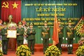 Trao tặng Huân chương Chiến công hạng Nhất cho Bộ đội Biên phòng tỉnh Điện Biên. Ảnh: Xuân Tư - TTXVN