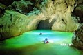Các hang động mới phát hiện tại Quảng Bình. Ảnh: TTXVN phát
